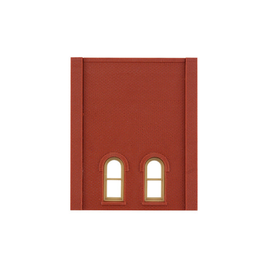 Woodland Scenics HO DPM 2-Story Wall Arched Lower 2-Windows