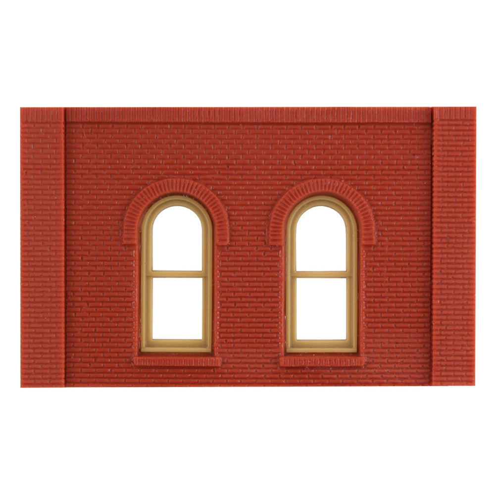 Woodland Scenics HO DPM 1-Story Wall Arched Windows