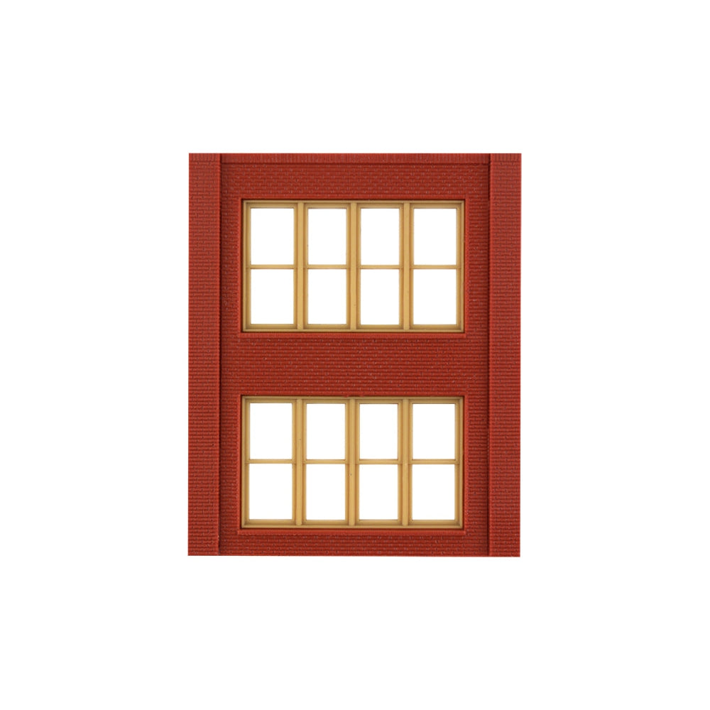 Woodland Scenics HO DPM 2-Story Wall Victorian Windows