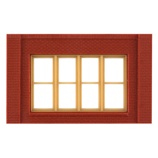 Woodland Scenics HO DPM 1-Story Wall Victorian Windows