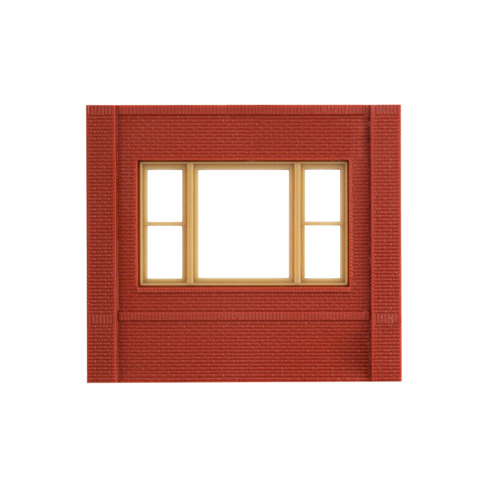 Woodland Scenics HO DPM Dock Level Wall 20th Century Windows