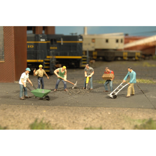 Bachmann O Construction Workers/6pc