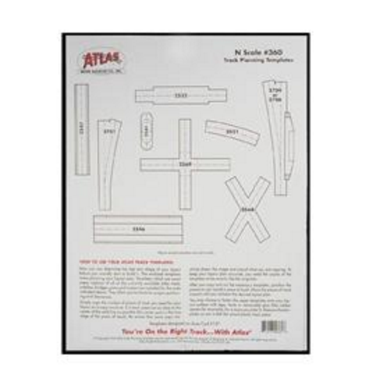 Atlas N Track Planning Template Kit