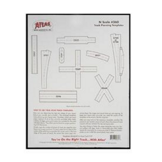 Atlas N Track Planning Template Kit