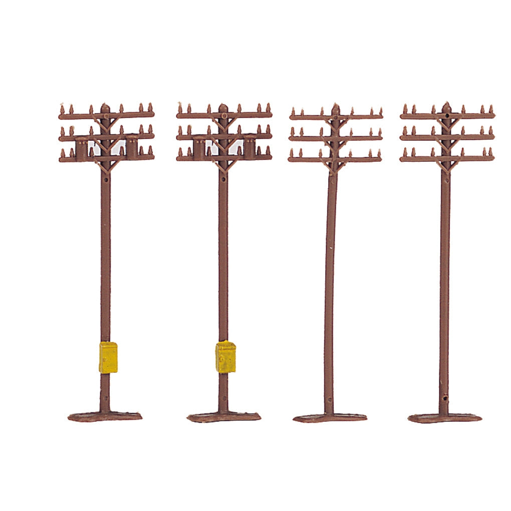 Bachmann N Telephone Poles/12pc