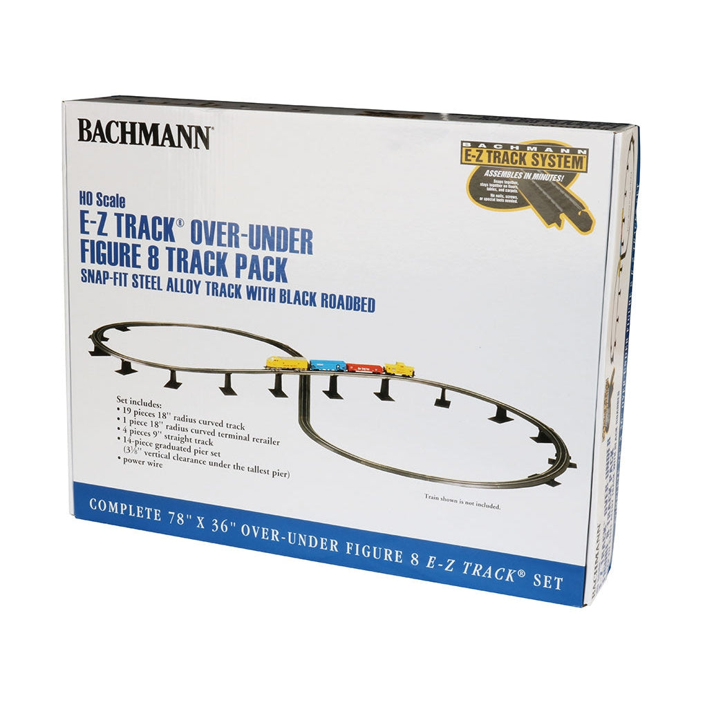 Bachmann HO EZ Track Steel Over-Under Figure 8 Track Pack