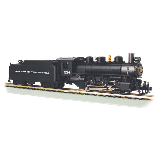 Bachmann HO 0-6-0 Steam Loco w/Tender NYC #224 w/Smoke