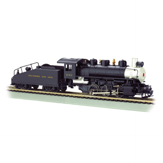 Bachmann HO 0-6-0 Steam Loco w/Slope Tender B&O #1143 w/Smoke