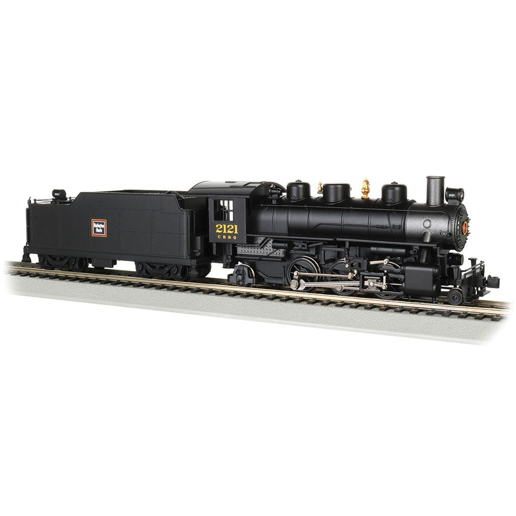 Bachmann HO 2-6-2 Prairie Steam Loco CB&Q #2121 w/Smoke