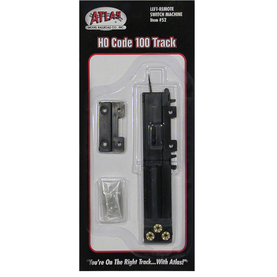 Atlas HO Code 100 Switch Machine/LH Remote