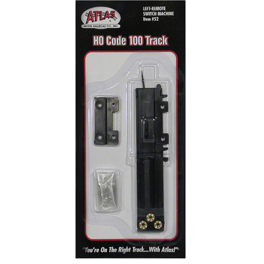 Atlas HO Code 100 Switch Machine/LH Remote