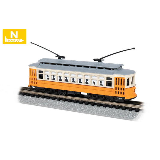 Bachmann N Brill Trolley Orange  Cream & Gray