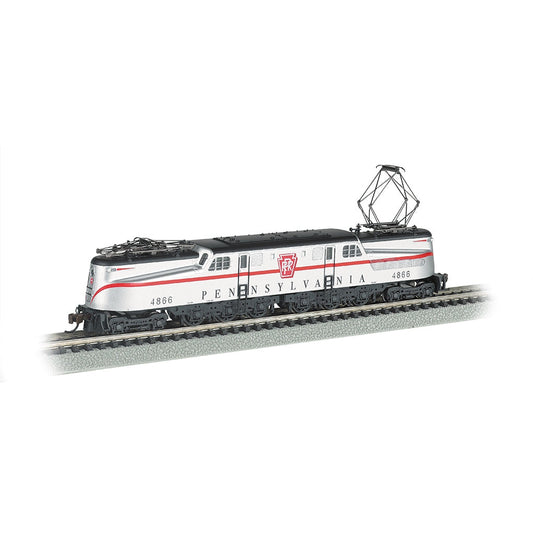 Bachmann N GG-1 PRR #4866 Congressional/sil red stripe/DCC Ready