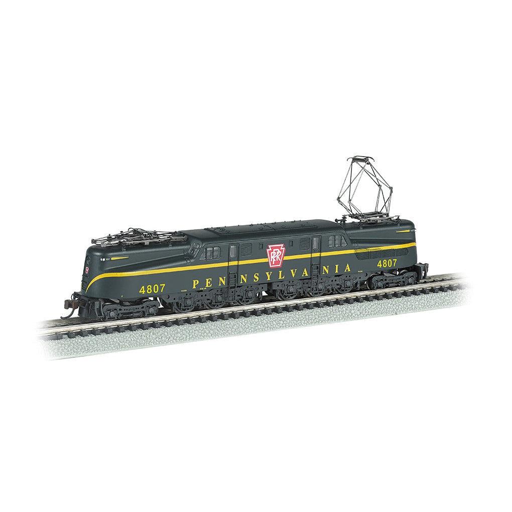 Bachmann N GG-1 PRR #4807/grn 1-stripe/DCC Sound