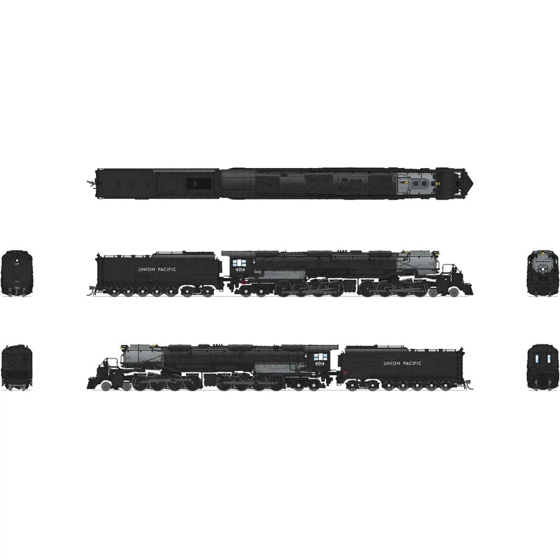 Broadway Limited N Scale UP Union Pacific Big Boy #4014 Promontory Excursion DC/DCC Sound Pargon 4