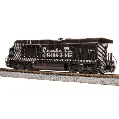 Broadway Limited N Scale ES44AC Diesel SF #785/Zebra Stripe DC/DCC Sound