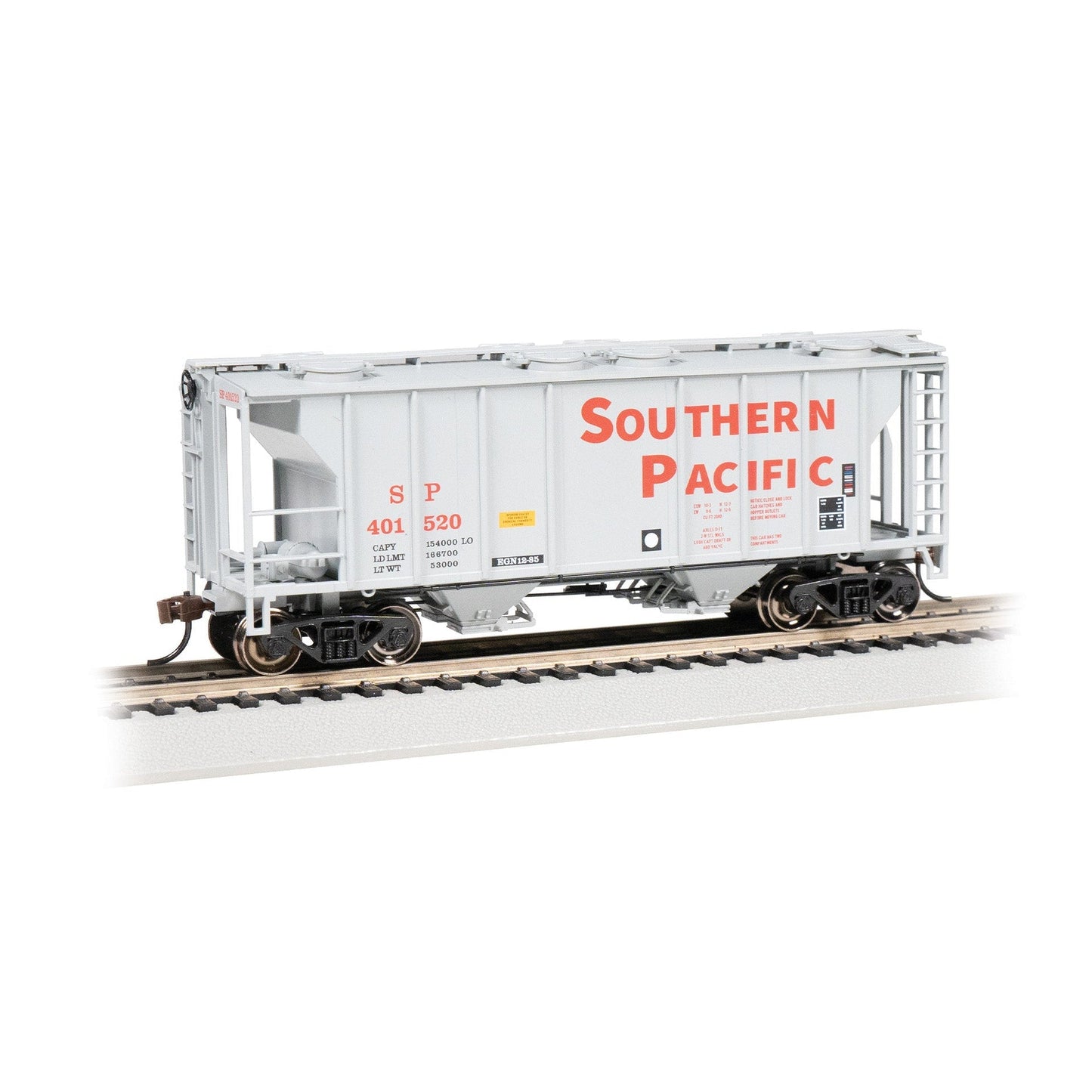 Bachmann HO PS-2 2-Bay Cvd.Hopper SP #401520