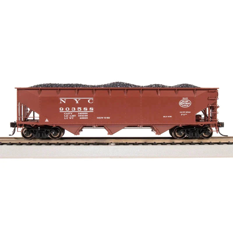 Broadway Limited HO AAR 70t Hopper 4pk NYC/oxide red