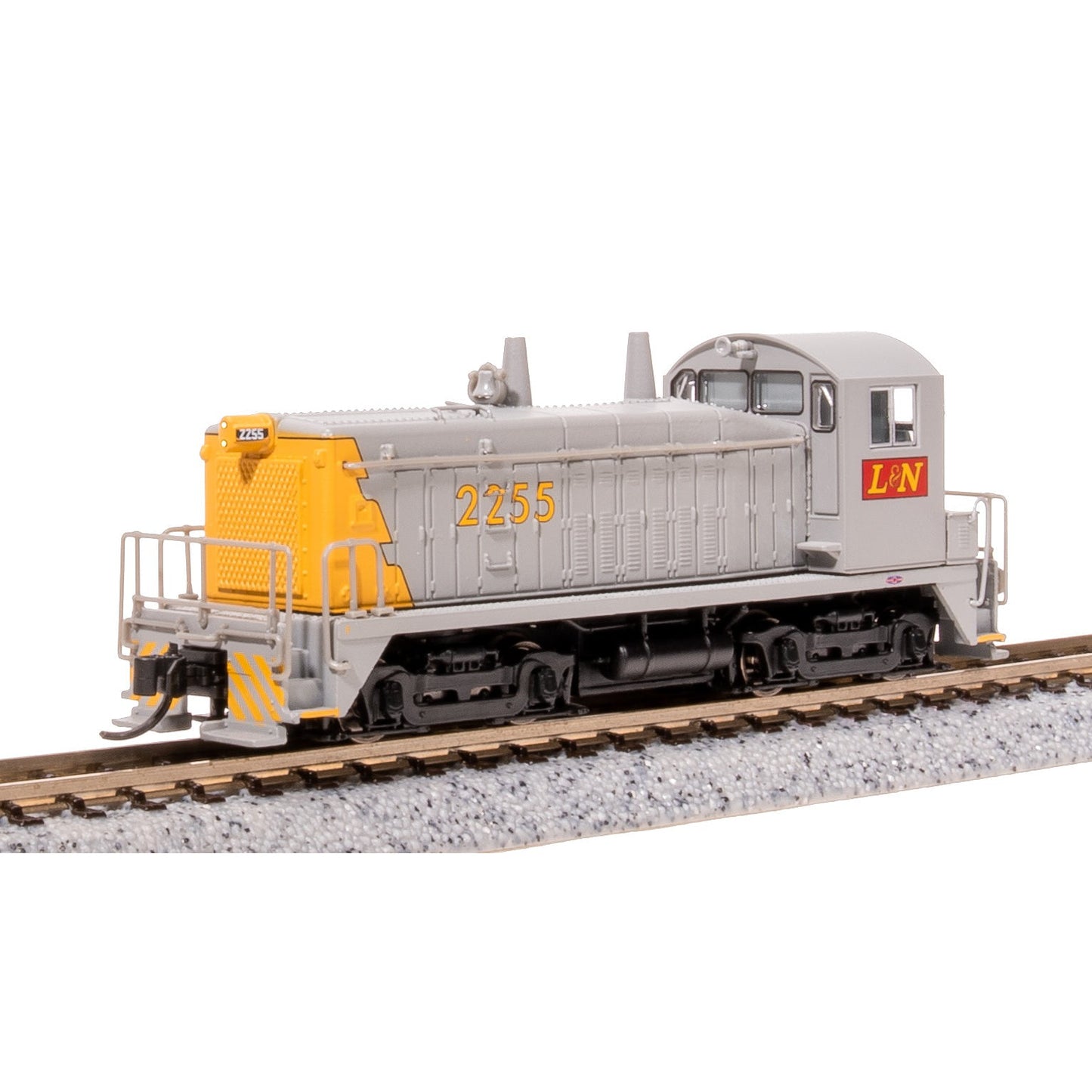 Broadway Limited N SW7 Diesel L&N #2255/gry&yel DC/DCC Sound