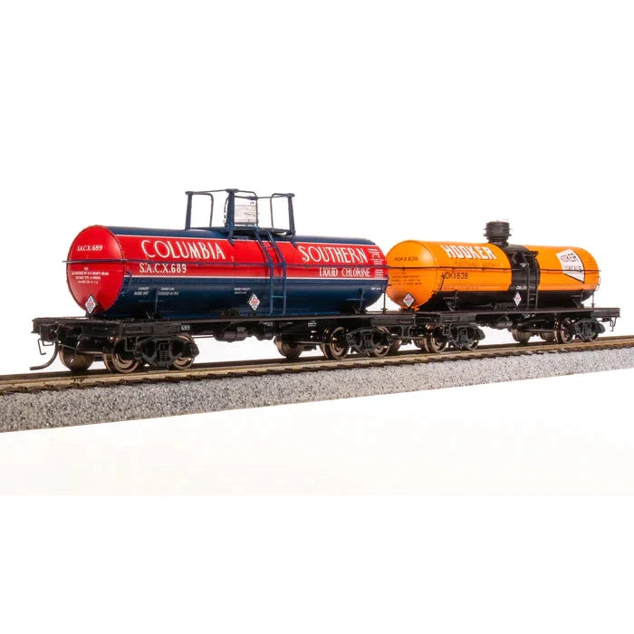 Broadway Limited HO 6000g Tank Car 2pk Columbia Souther/Hooker