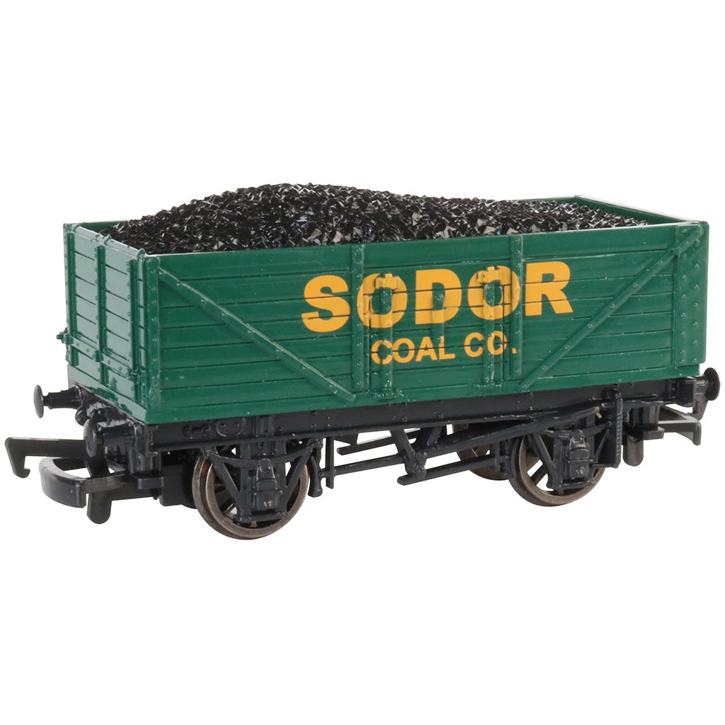 Bachmann HO TTT Sodor Coal Co. Wagon w/Load