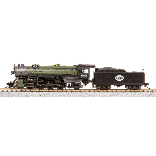 Broadway Limited N USRA Hvy.Mikado Steam Loco SPS #502/grn DC/DCC Sound