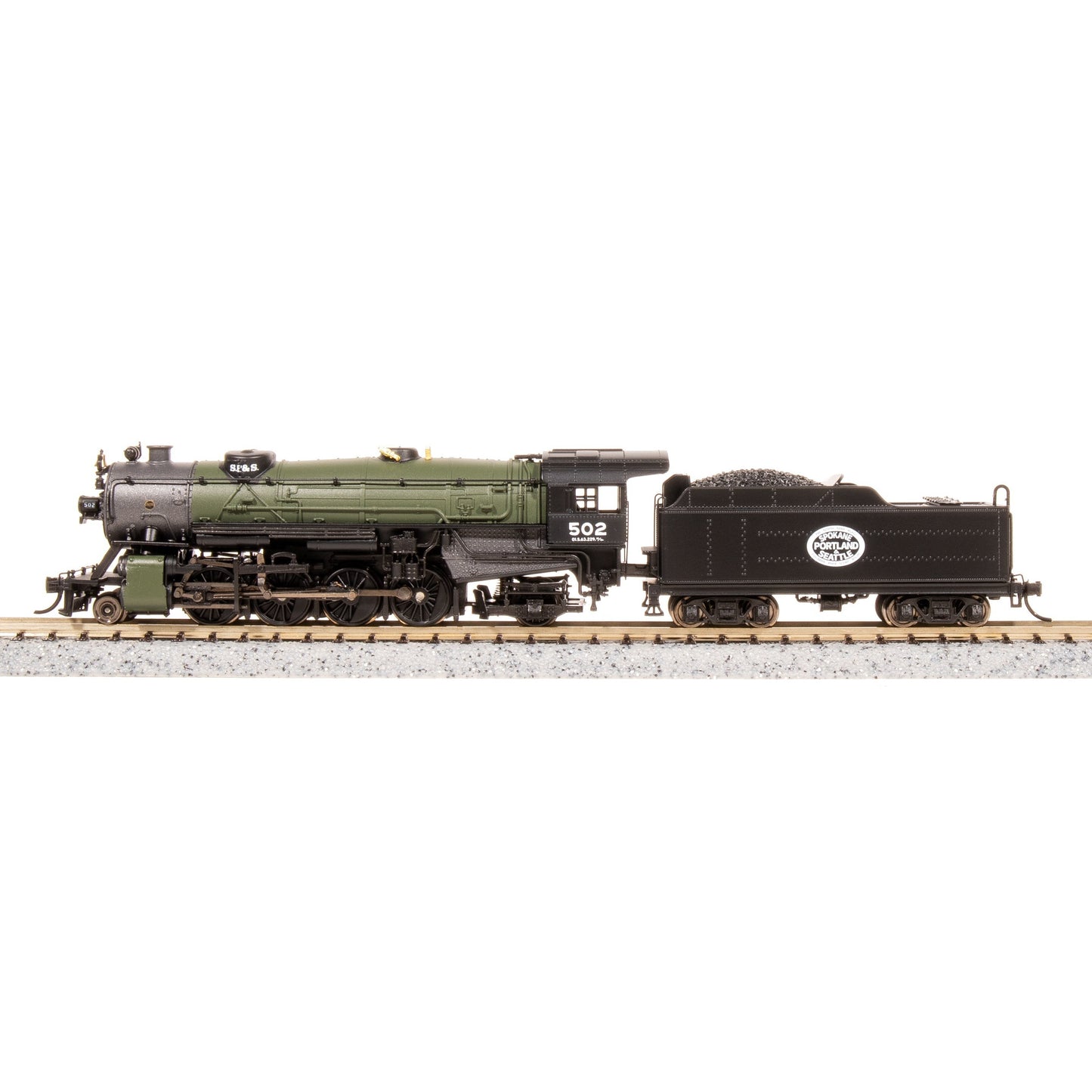 Broadway Limited N USRA Hvy.Mikado Steam Loco SPS #509/grn DC/DCC Sound