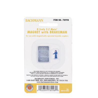 Bachmann N Magnet w/Brakeman Figure