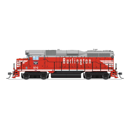 Broadway Limited HO Scale EMD GP30 CBQ 974 Chinese Red Paragon4 Sound/DC/DCC HO