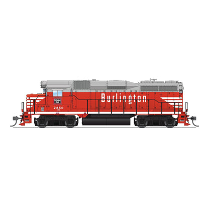 Broadway Limited HO Scale EMD GP30 BN 2250 CBQ Chinese Red w/ BN patch Paragon4 Sound/DC/DCC HO