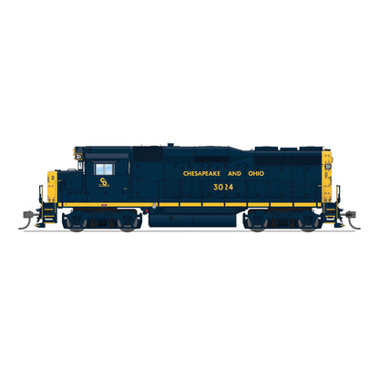 Broadway Limited HO Scale EMD GP30 C&O 3034 As-Delivered Paragon4 Sound/DC/DCC HO