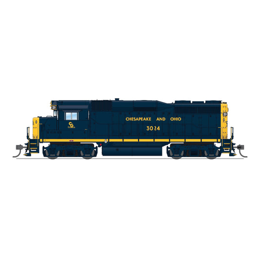 Broadway Limited HO Scale EMD GP30 C&O 3034 As-Delivered Paragon4 Sound/DC/DCC HO