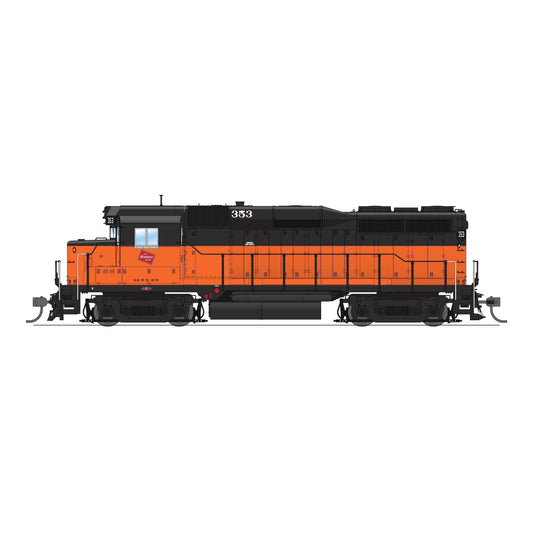 Broadway Limited HO Scale EMD GP30 MILW 354 Orange & Black Paragon4 Sound/DC/DCC HO
