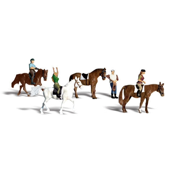 Woodland Scenics HO Horseback Riders