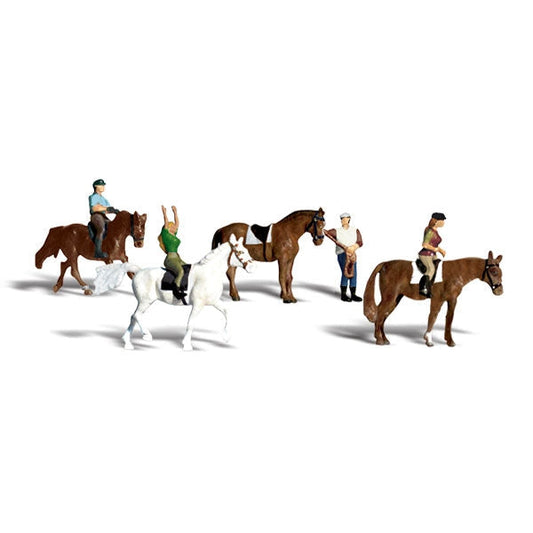 Woodland Scenics HO Horseback Riders