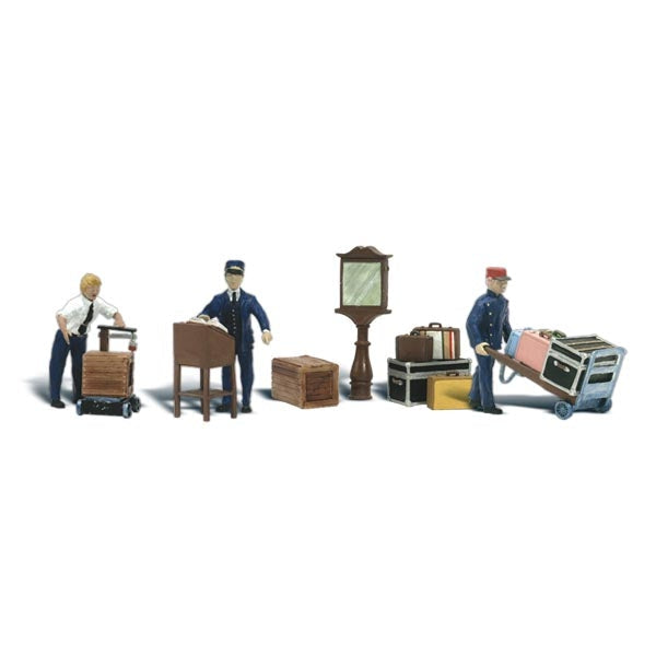 Woodland Scenics HO Depot Workers & Accessories