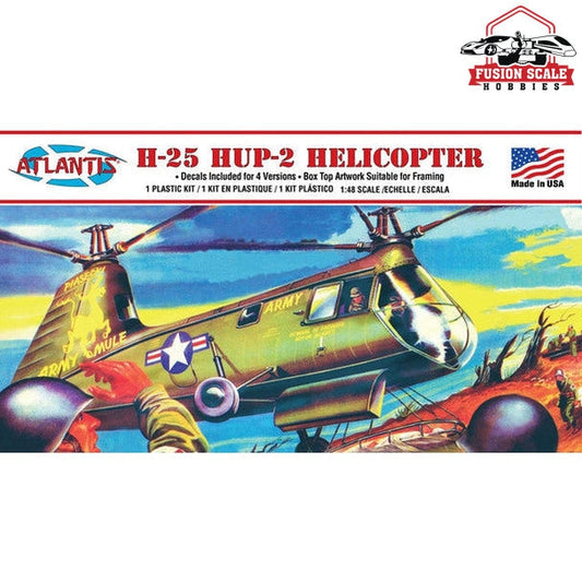 Atlantis Model H-25 Army Mule Helicopter 4 Decal Options