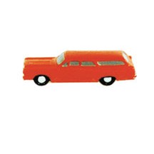 Plastruct HO gauge Polyethylene Plastic Automobile Wagon (5 per pack)