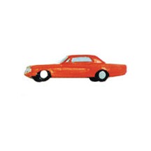 Plastruct HO gauge Polyethylene Plastic Automobile Mustang (5 per pack)