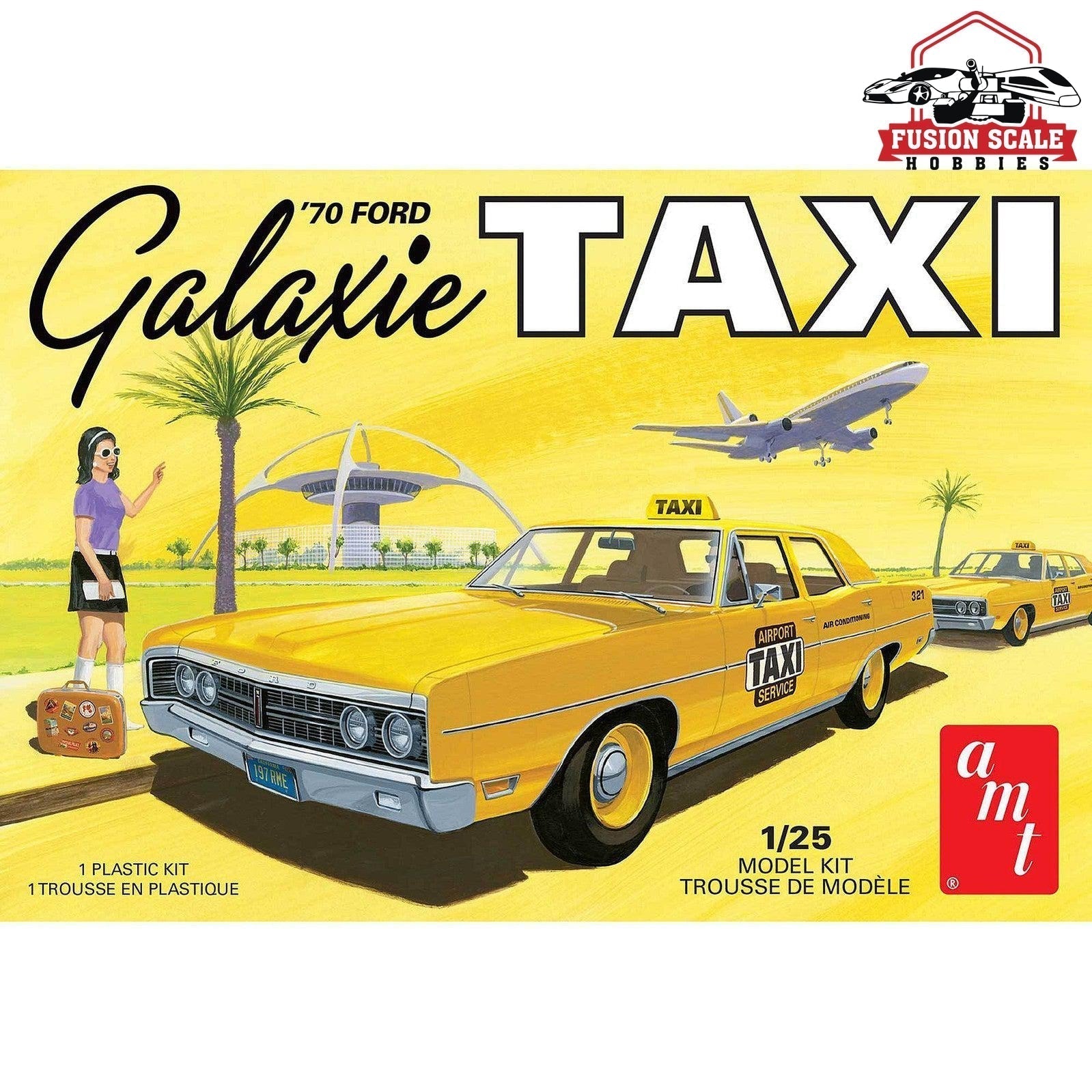 AMT Models 1970 Ford Galaxie Taxi Model Parts Warehouse