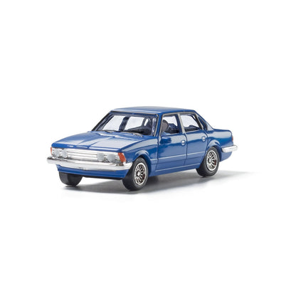 Woodland Scenics HO Modern Era Vehicles Blue Sedan