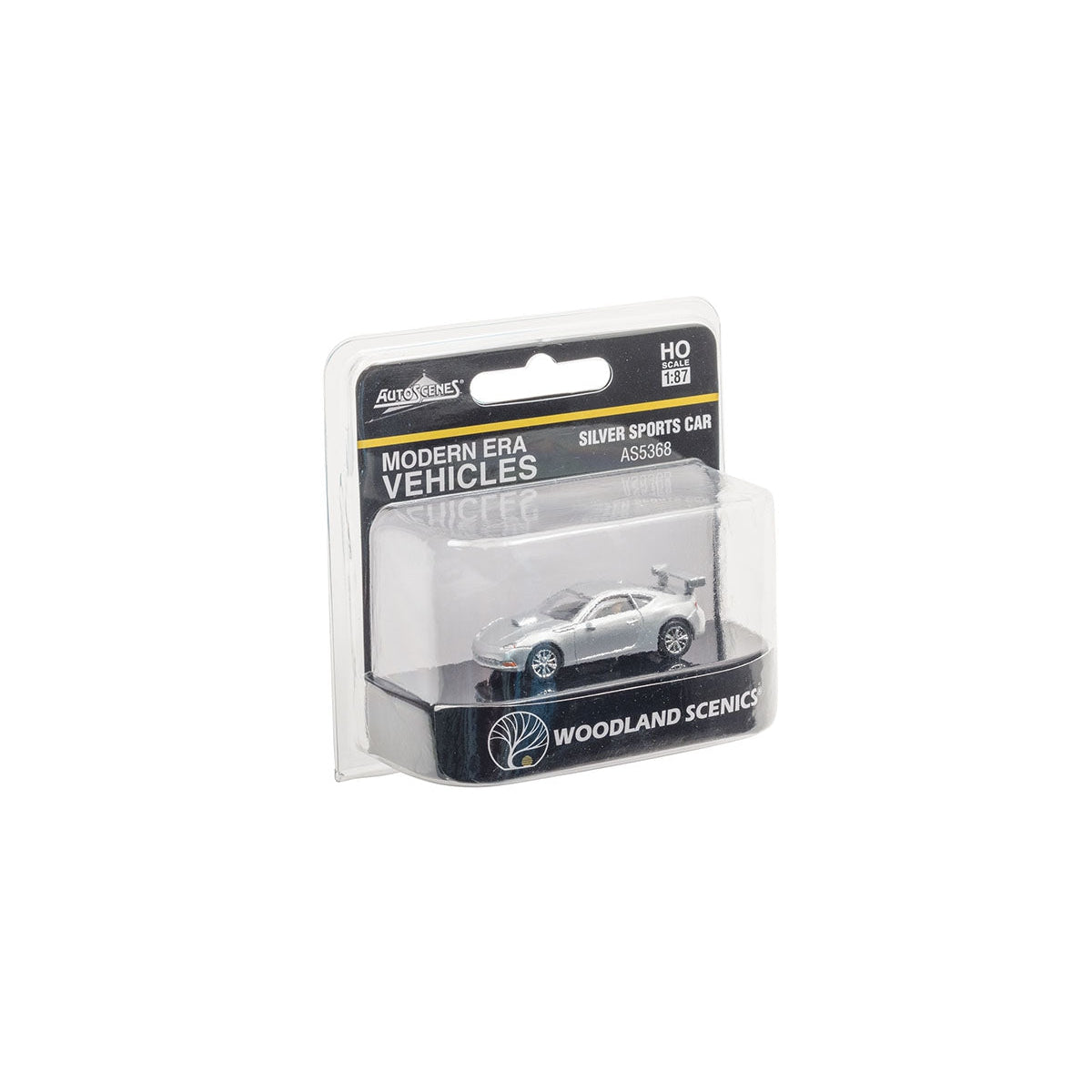 Woodland Scenics HO Modern Era Vehicles Silver Sports Car