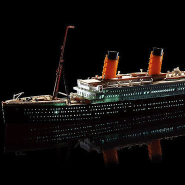 Academy R.M.S. Titanic with LED Set Model Parts Warehouse