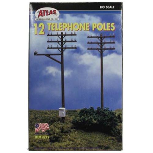 Atlas HO Telephone Poles Model Parts Warehouse