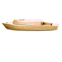 Plastruct Plastic Sail Boat  (1 per pack)