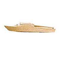 Plastruct Plastic Sail Boat  (1 per pack)