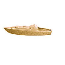 Plastruct Plastic Cruiser Boat  (1 per pack)