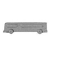 Plastruct Cast Metal Bus (2 per pack)