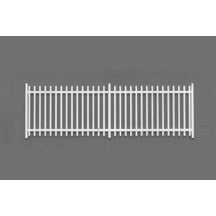 Plastruct O gauge Polystyrene Cross Bar Fence 6-1/2" Length (1 of per pack)