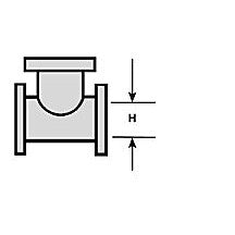 Plastruct 5/16" Gray Butyrate Check Valve for TB-10 (5 per pack)
